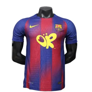 26-27 Barcelona x OK Collaboration Football Jersey Player Edition