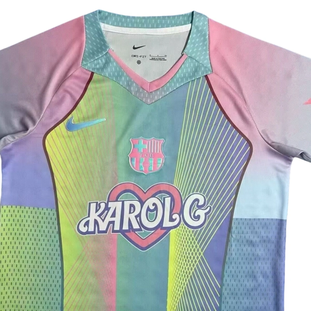 Barcelona blue Barbie Princess's Mermaid special Edition Football Shirt 2025-26(Non customized) - 图片 3