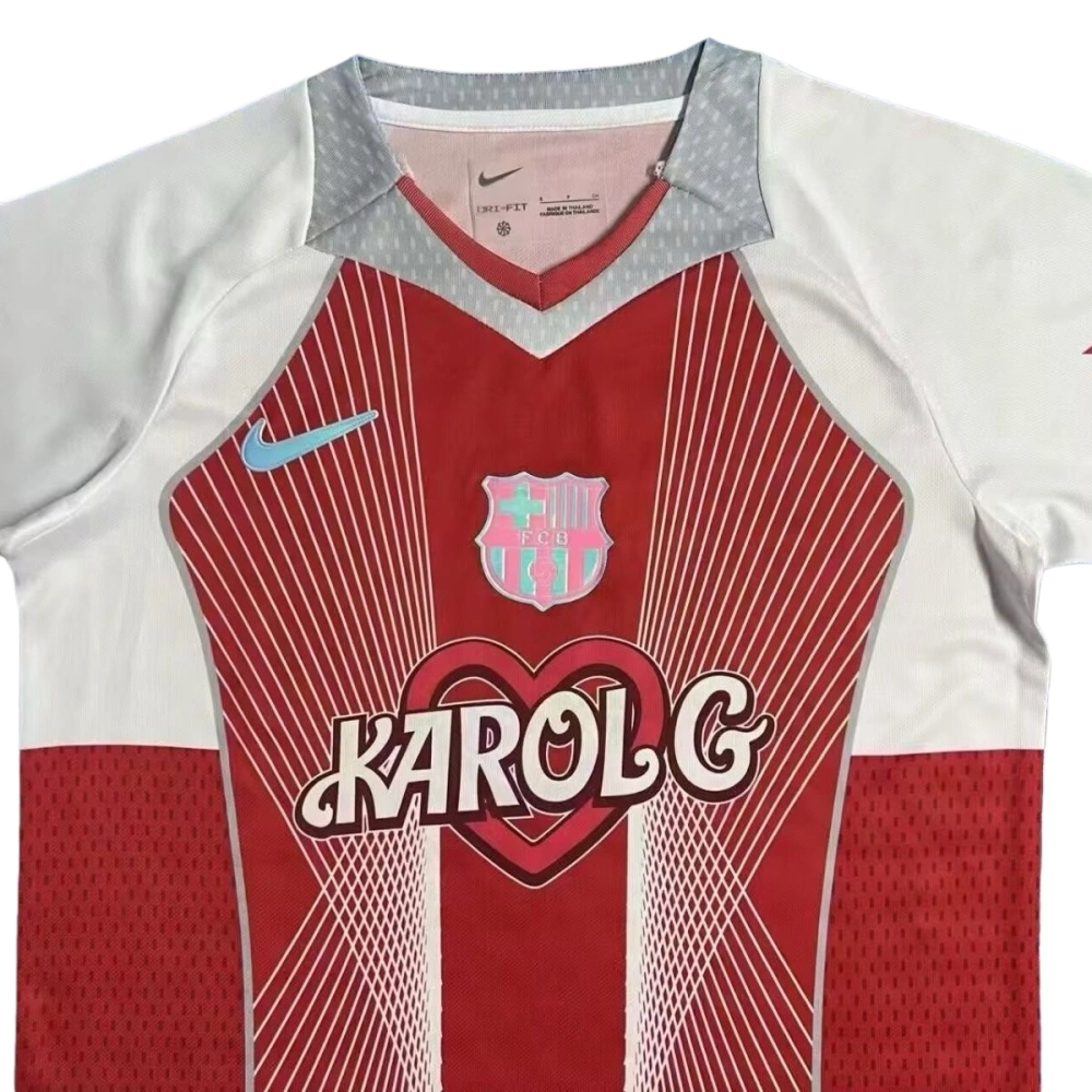 Barcelona red Barbie Princess's Mermaid special Edition Football Shirt 2025-26(Non customized)