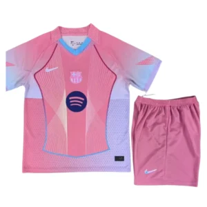 pink Barcelona Special Edition Kits Jersey+Shorts 25-26