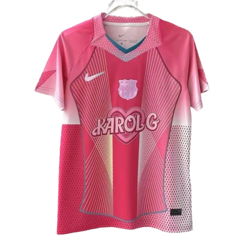 Barcelona Pink Barbie Princess's Mermaid special Edition Football Shirt 2025-26(Non customized) - 图片 4