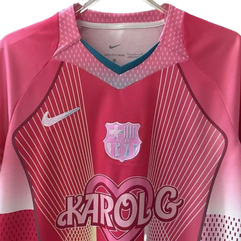 Barcelona Pink Barbie Princess's Mermaid special Edition Football Shirt 2025-26(Non customized) - 图片 3