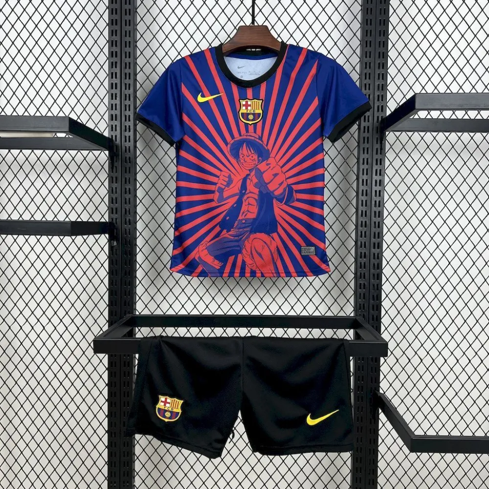 25-26 Barcelona x One Piece Luffy Special Edition Kid Kits