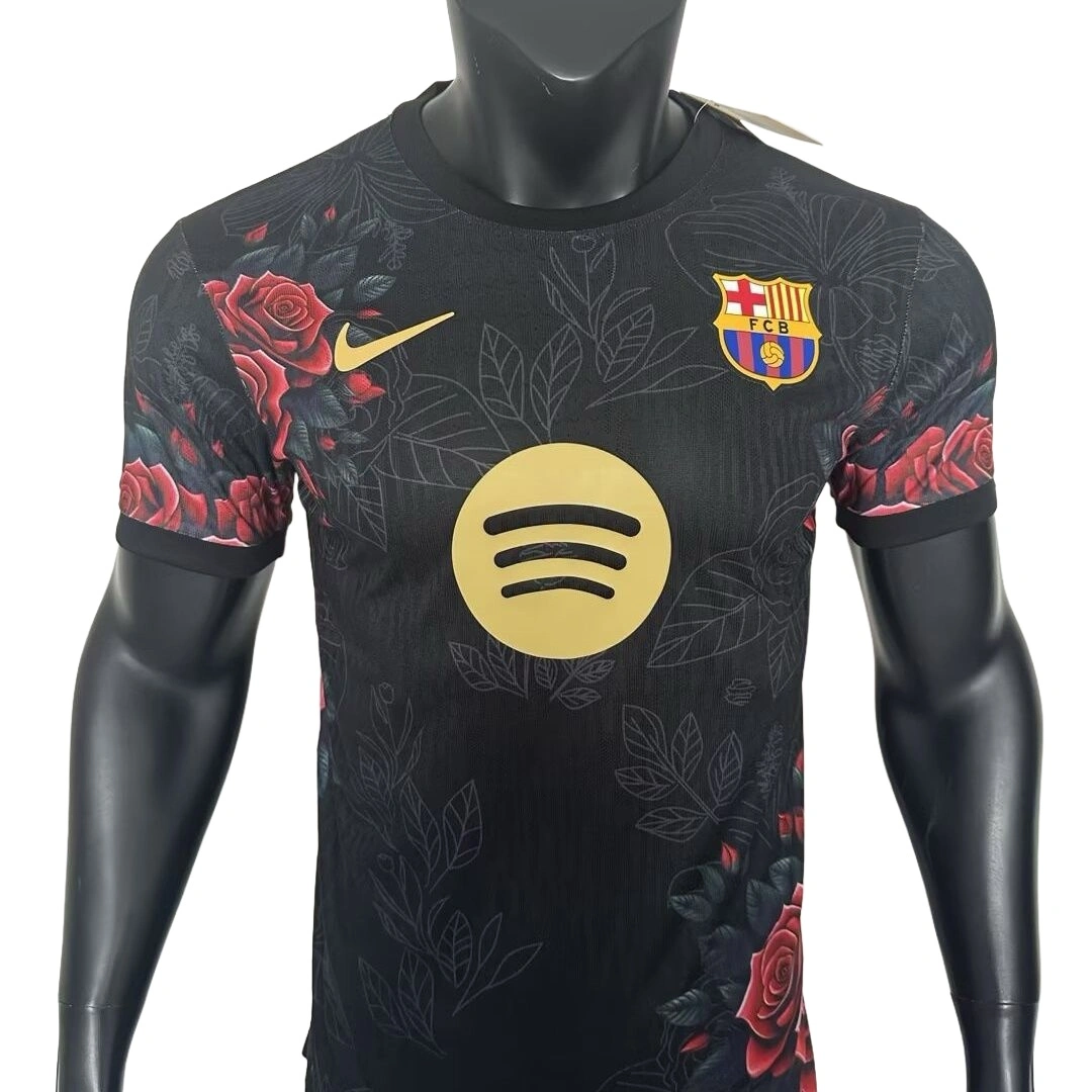 25-26 season Barcelona floral black special edition jersey