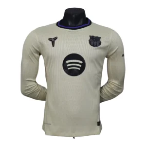 Barcelona Away Long sleeves football Jersey player version 2025-26