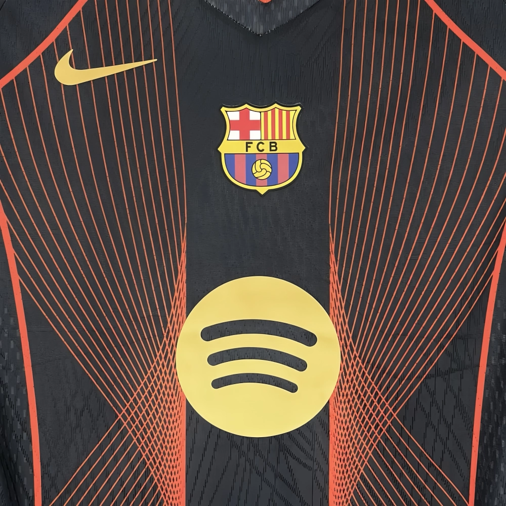 25-26 Barcelona Black Special Edition Shirt Soccer - 图片 3